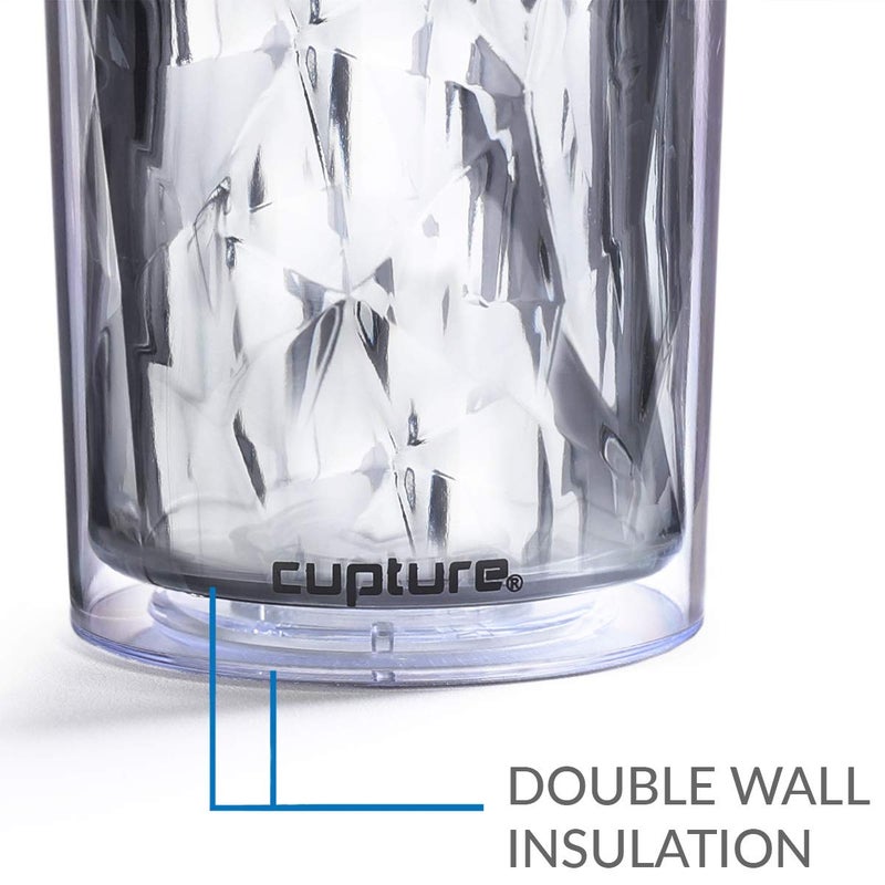Cupture Crystal Click & Seal Shake Tumbler Cup for Hot or Cold Drinks, 1 Count (Pack of 1), Blue Sapphire,22 ounce - Image 5